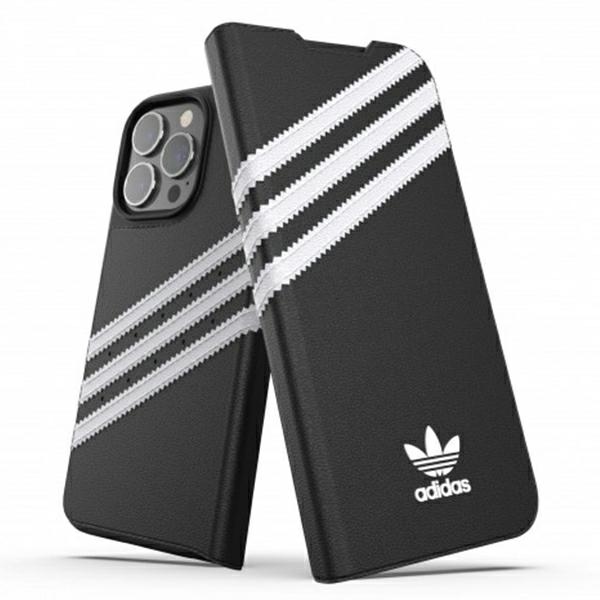 Adidas Booklet Case PU (Apple iPhone 13, Apple iPhone 13 Pro), Smartphone Hülle, Schwarz - Bild 3