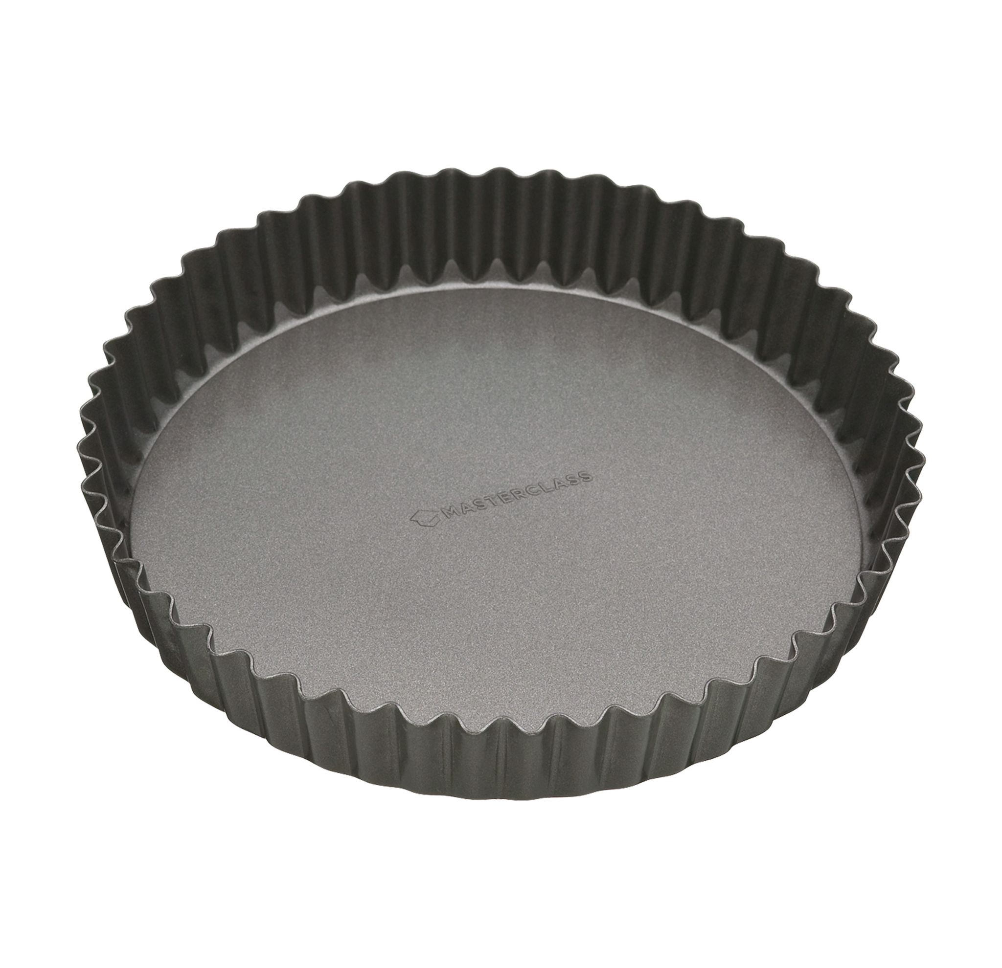 Kitchen Craft Schwarz Kitchencraft Quicheform Rund Mit Losem Boden, Stahl, 25 Cm