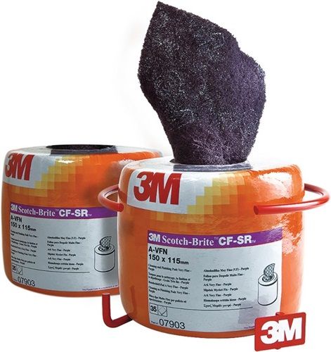3M Deutschland 3M Handpad Scotch Brite™ Cf-Sr L115xb150mm Very Fine 400 Violett 7100182457 - Image 2