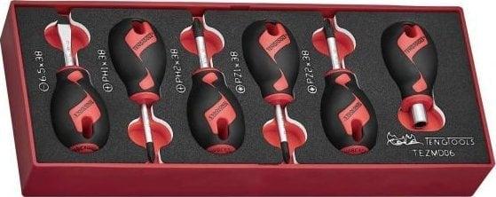 Tengtools Teng Tools Werkzeugset Mit Ergonomischen Kurzschraubendrehern