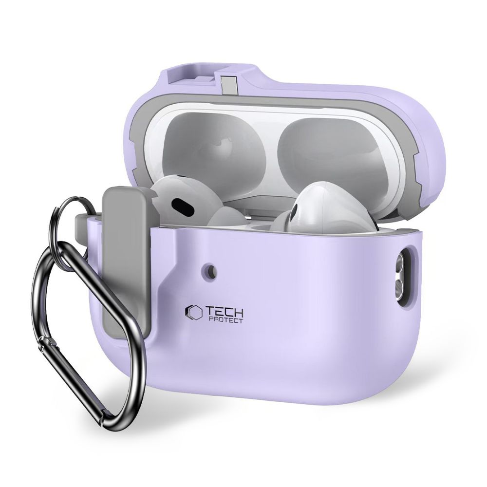 Oem Tech-Protect Slim Hook Apple Airpods Pro 1/2 Lavendel