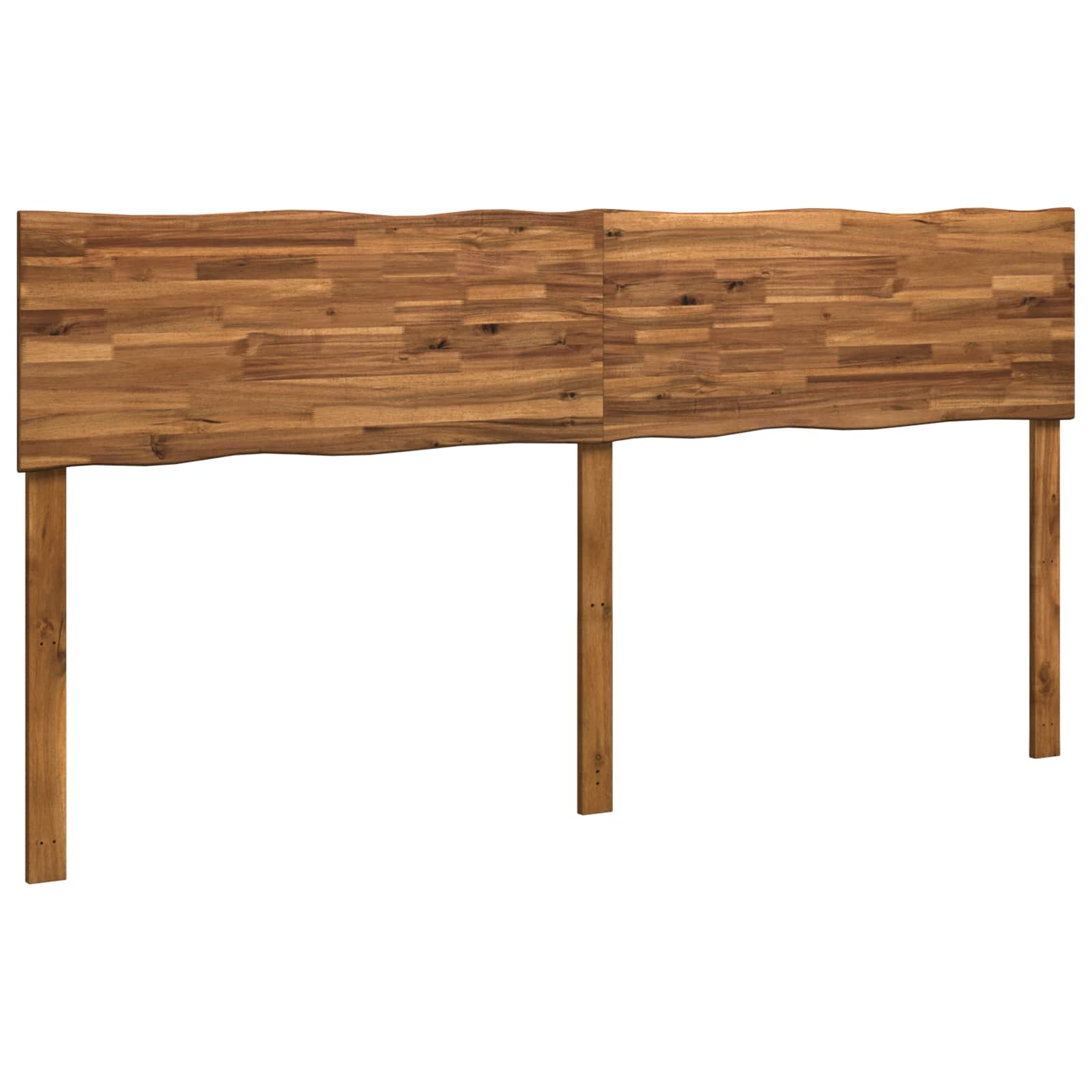 Vidaxl Braun Bett Zubehör, Kopfteil Mit Live Edge Rostock Natur 200 Cm Massivholz Akazie (3.60 X 204 X 101 Cm) - Image 2