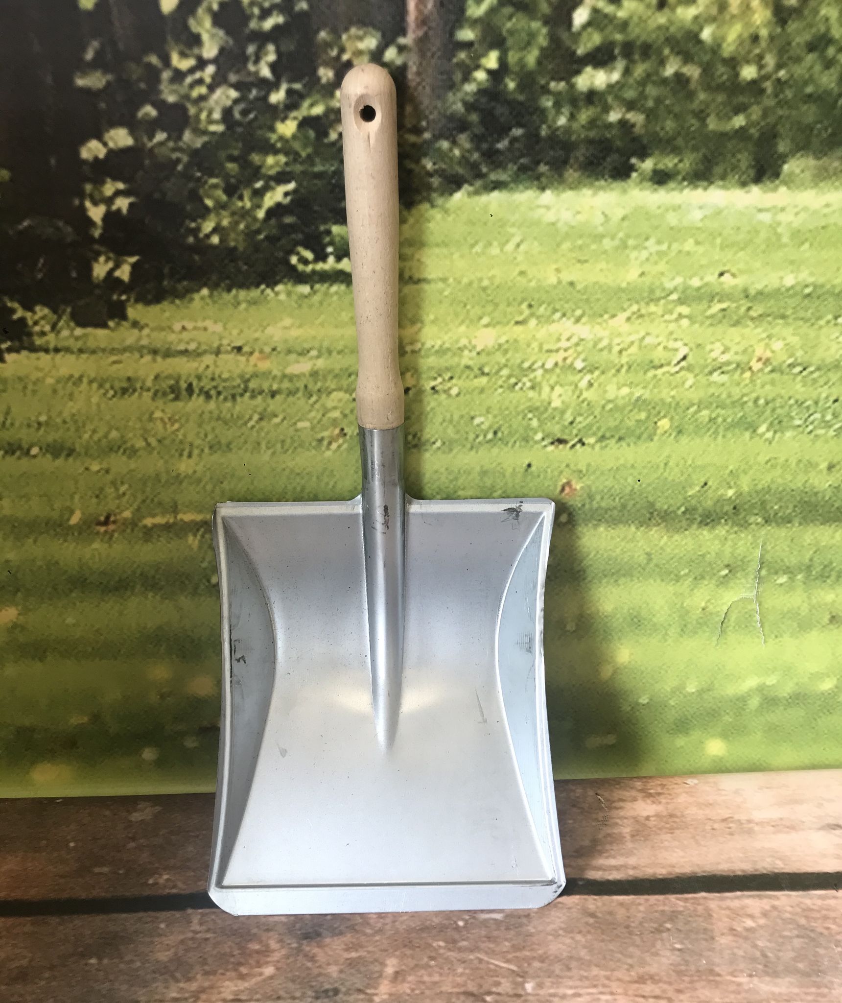 Nölle Kehrblech 44cm Metall verzinkt Holzgriff - Image 3