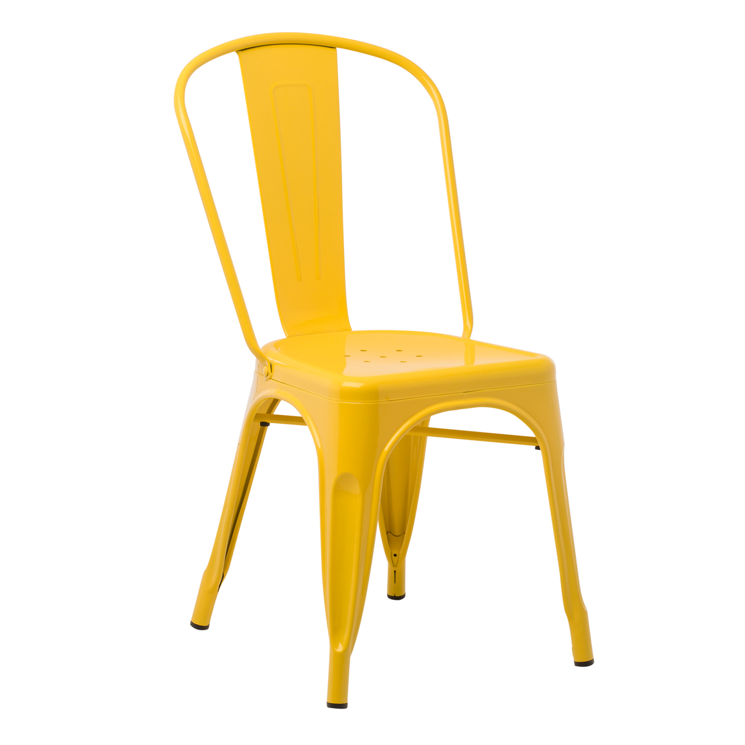 Chaise De Salle À Manger Empilable Lix Sklum Jaune Freesia