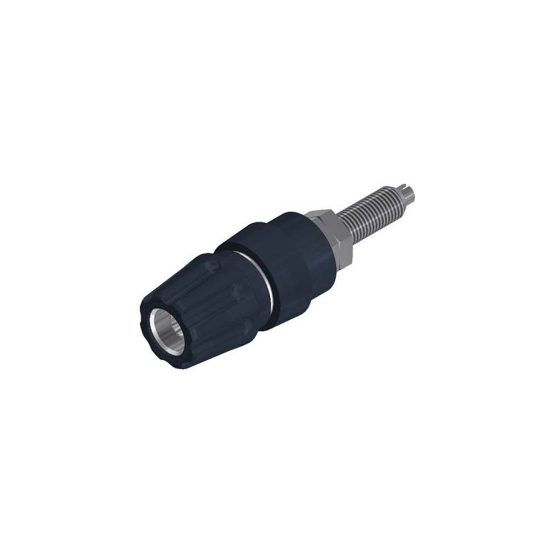 SKS Hirschmann 930 144-100 4mm PKN 20 B Socket 63 A Black