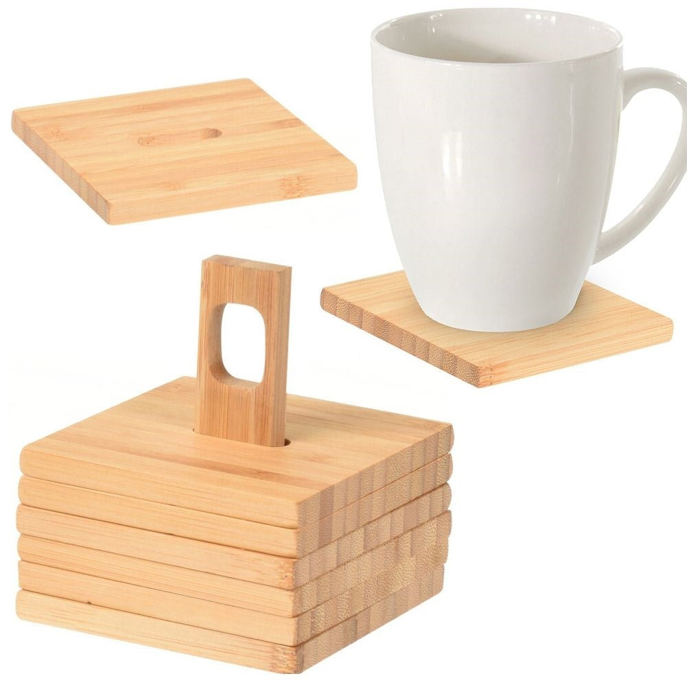 Bambus-Untersetzer (6er-Pack) - Image 2