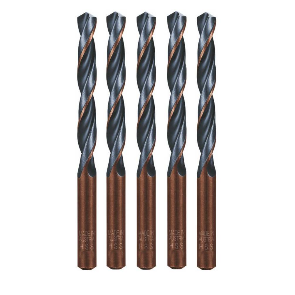 Lot de 5 forets hélicoïdaux HSS court · Ø 11 mm — photo de l’offre ManoMano