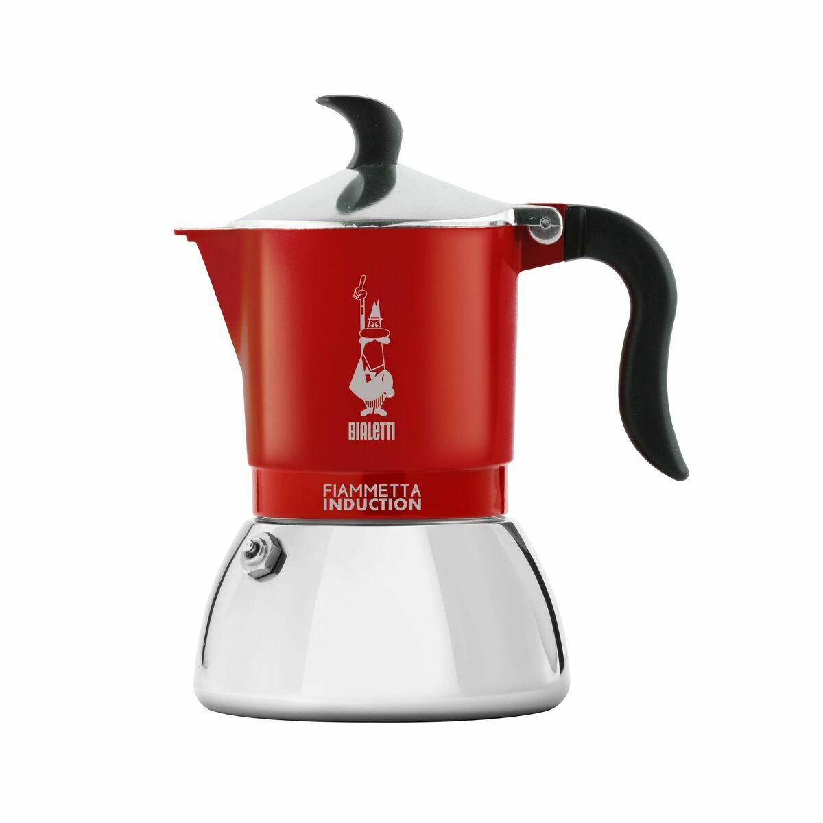 Bialetti Rot La Fiammetta Kaffeemaschine 4 Tassen
