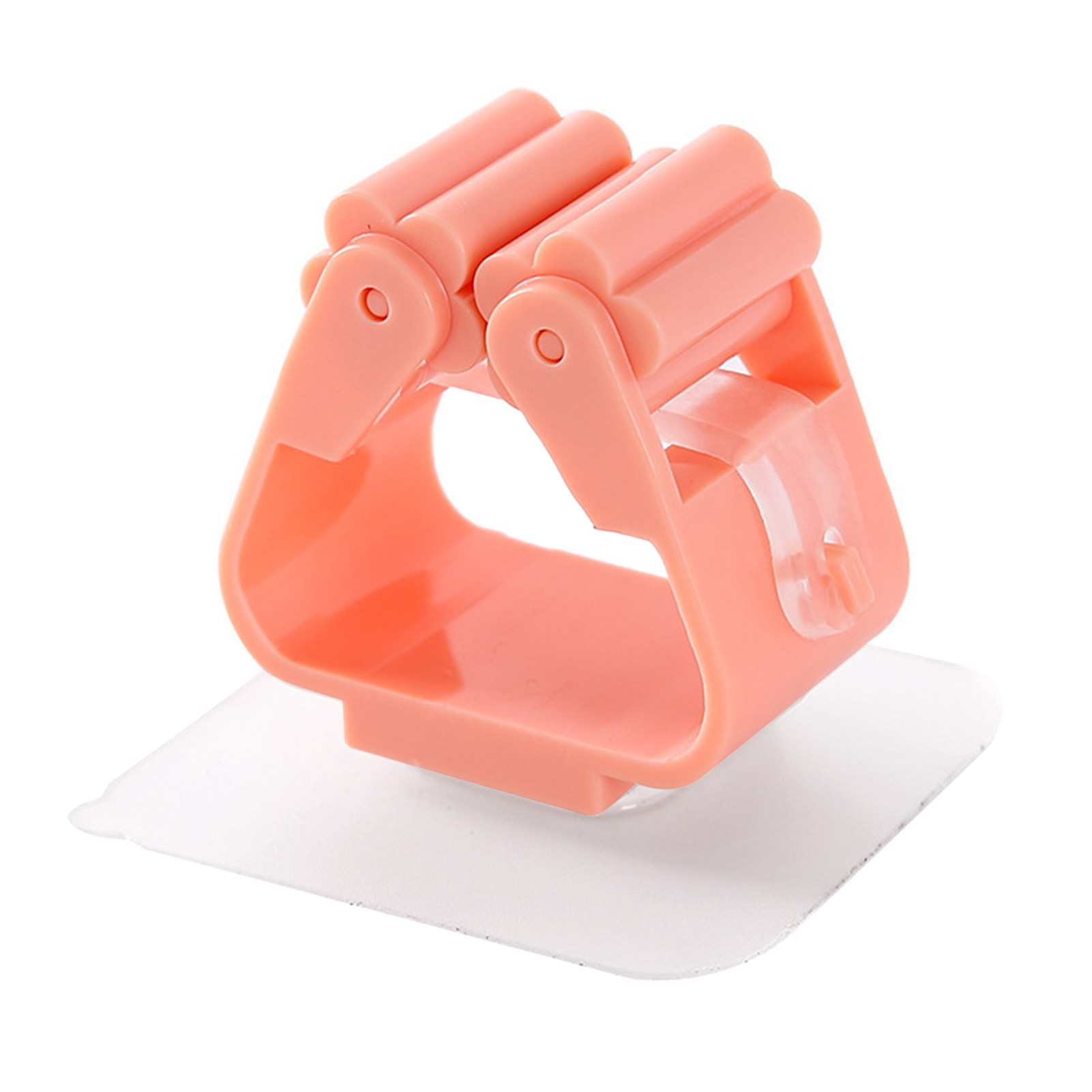 Support mural pour balai et serpillière, adhérence forte, plastique rose, lot de 3