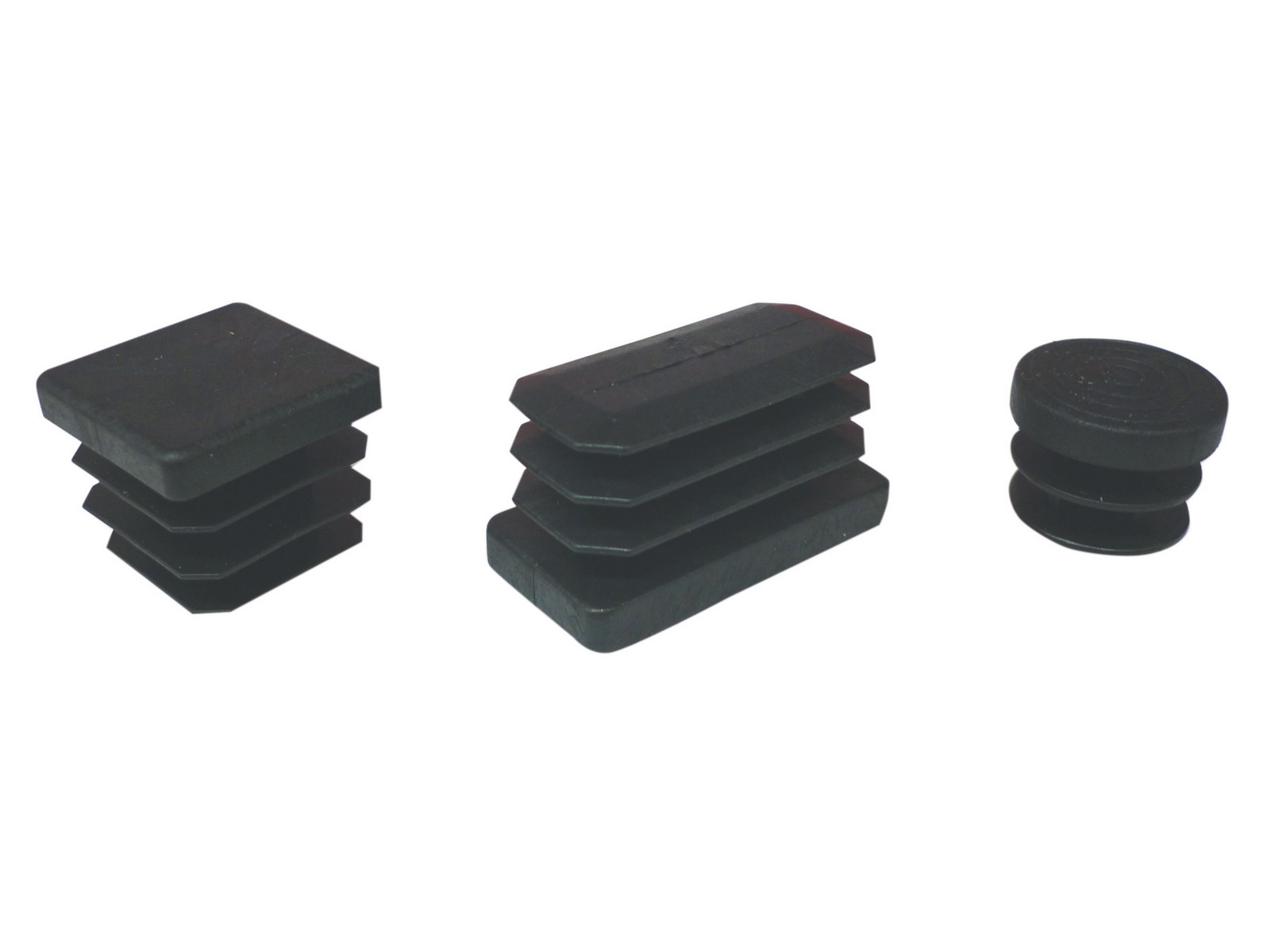 Puntali Alettati Tondi Plast. Nera Mm.20