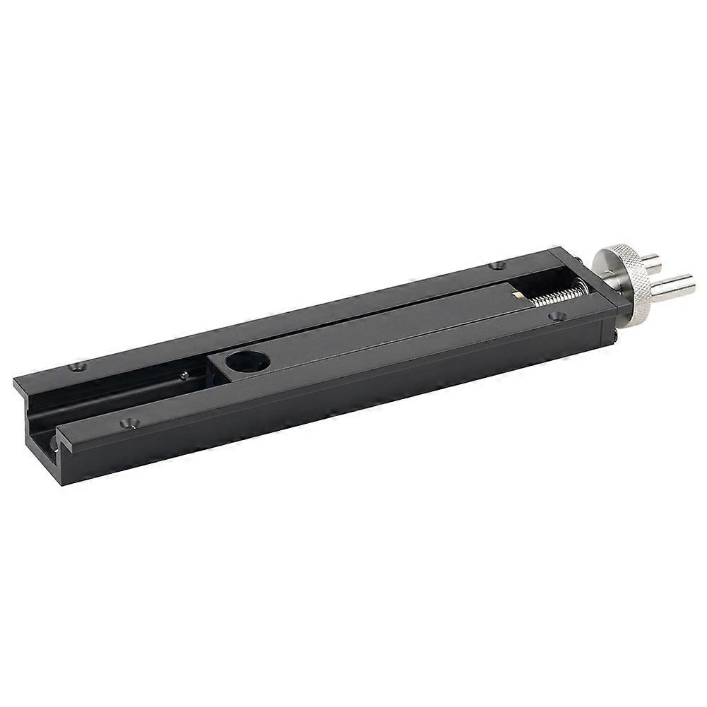 Étau de serrage à queue pour établi, course réglable 0 à 110 mm, ouverture Φ20 mm, métal noir