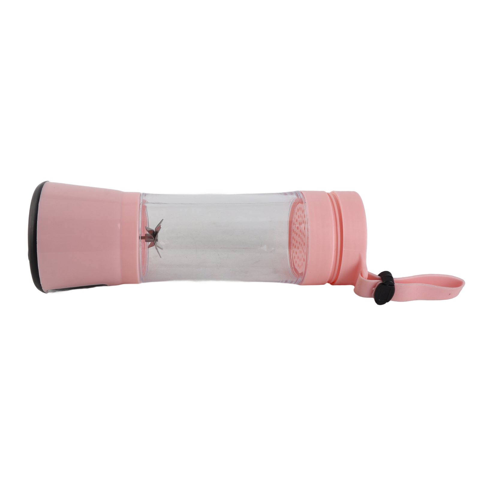 Frullatore Portatile Ricaricabile Tramite Usb Da 380 Ml Con 6 Lame In Acciaio Inossidabile E Bicchiere Per Frullati Per Neonati, Colore Rosa, Modello Da 500 G.
