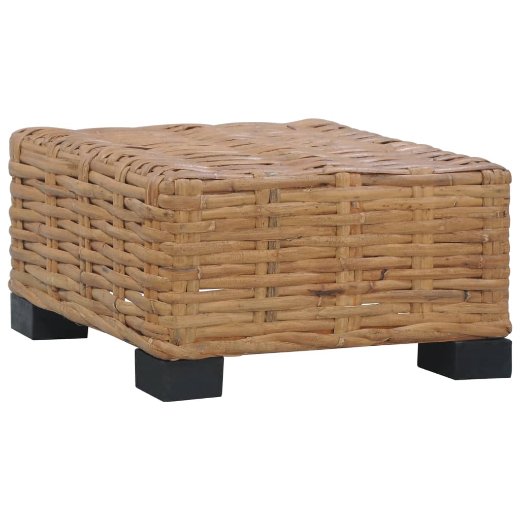 Table Basse 47x47x28 Cm Rotin Naturel Vidaxl