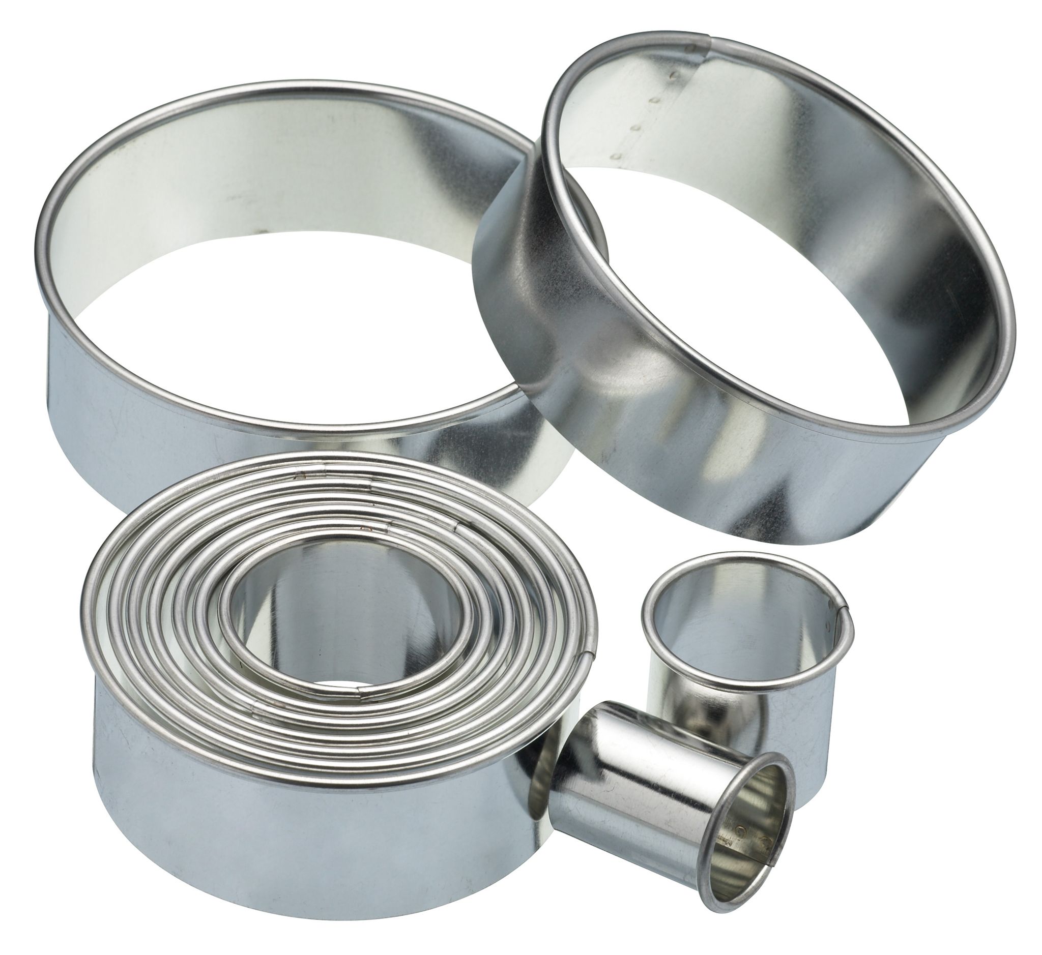 Kitchen Craft Grau Kc Blue Kitchencraft Ausstechformen, Kuchenform, Metall, 11 Stck.