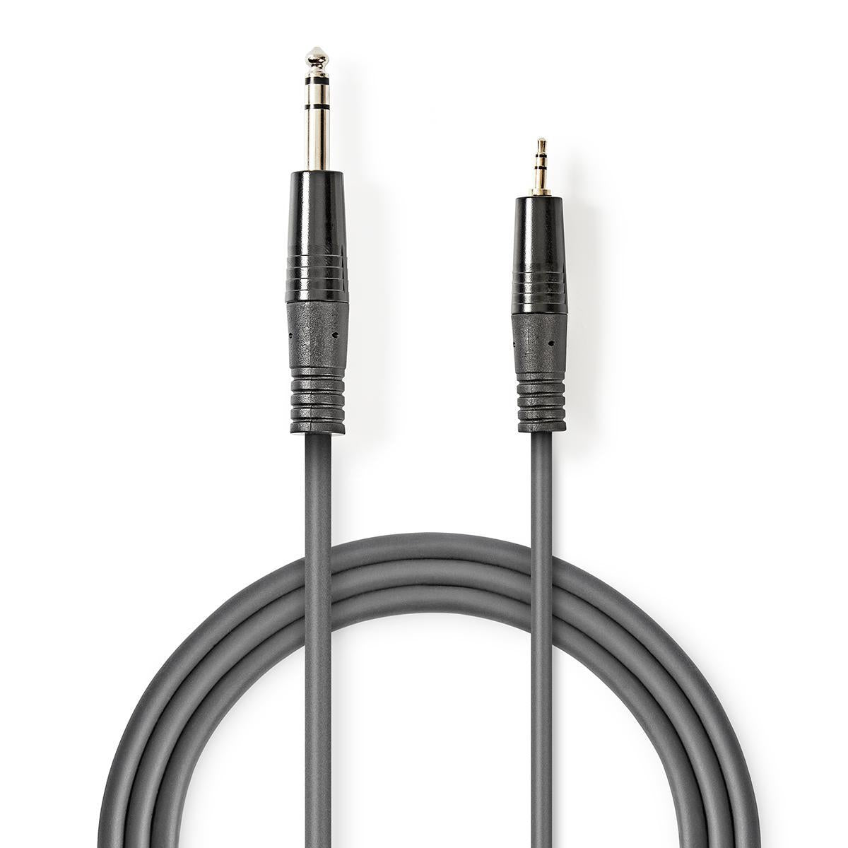 Nedis COTH23205GY30, 6.35mm, Stecker, 3.5mm, Stecker, 3 m, Grau - Bild 4