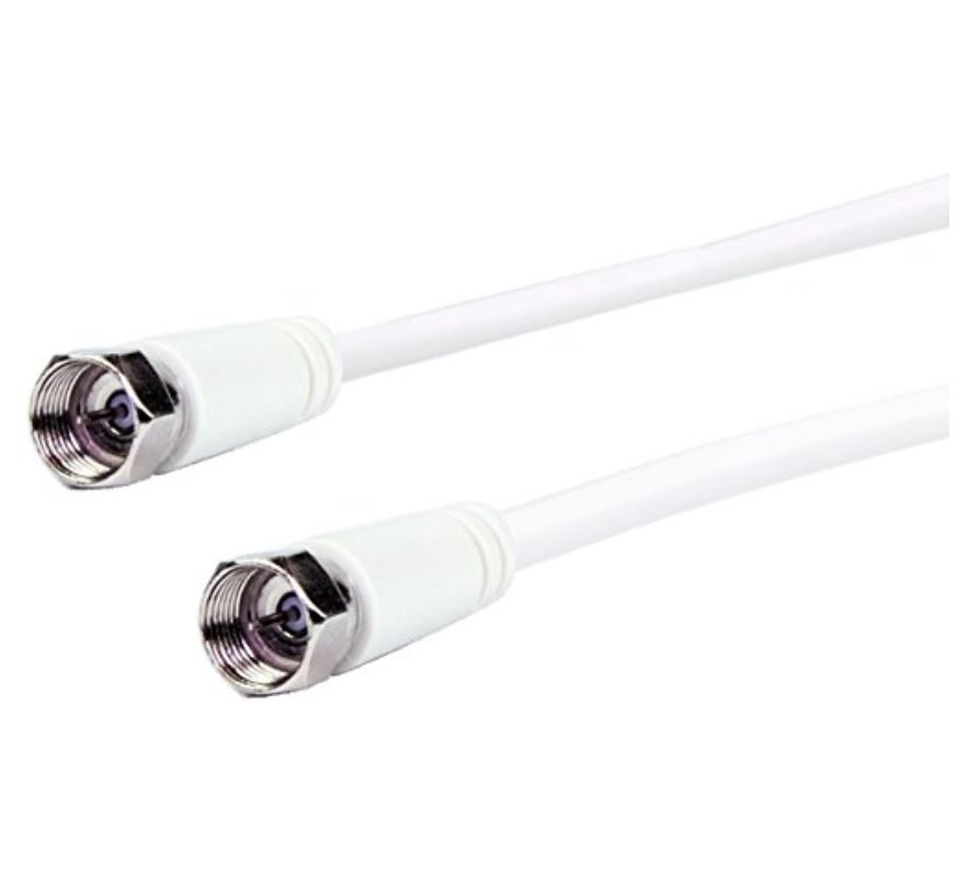 Schwaiger Gmbh - Schwaiger Hq Sat Anschlußkabel Weiß 90db 2-fach Schirmung 10m