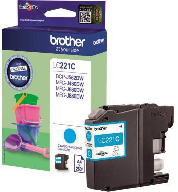 Brother Gelb/Schwarz Druckerpatrone, Lc-221C (C) - Bild 10
