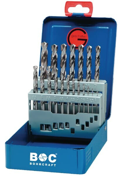 Metallbohrer-satz 1-10mm 19 Tlg Bohrcraft Se1466boh