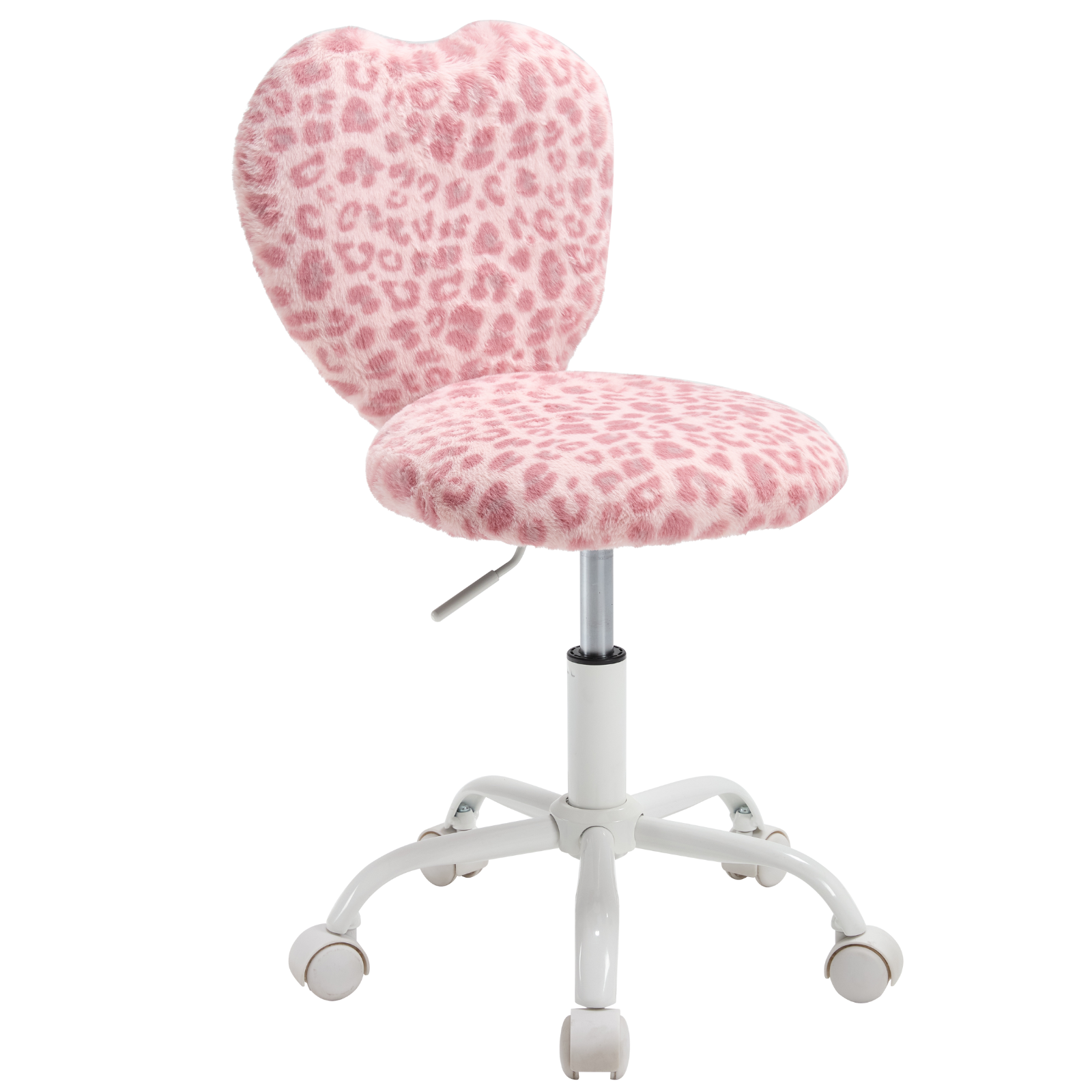 Wahson Chaise Pivotante Enfant En Fausse Fourrure – Hauteur Réglable