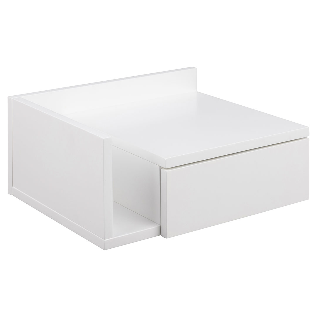 Ac Design Weiss Nachttisch, Ashlan (40 X 32 X 16.50 Cm) - Bild 3