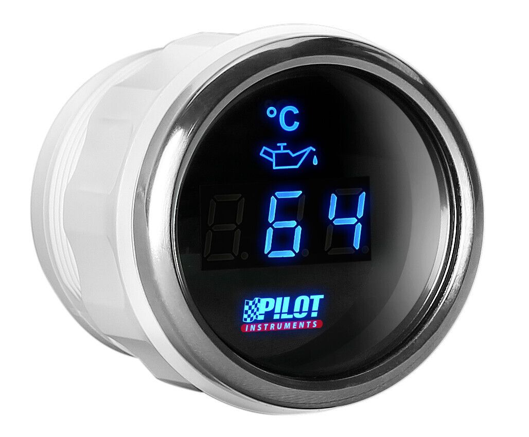 Black Digital Gauge Series, Temperatura Olio 2 52 Mm 