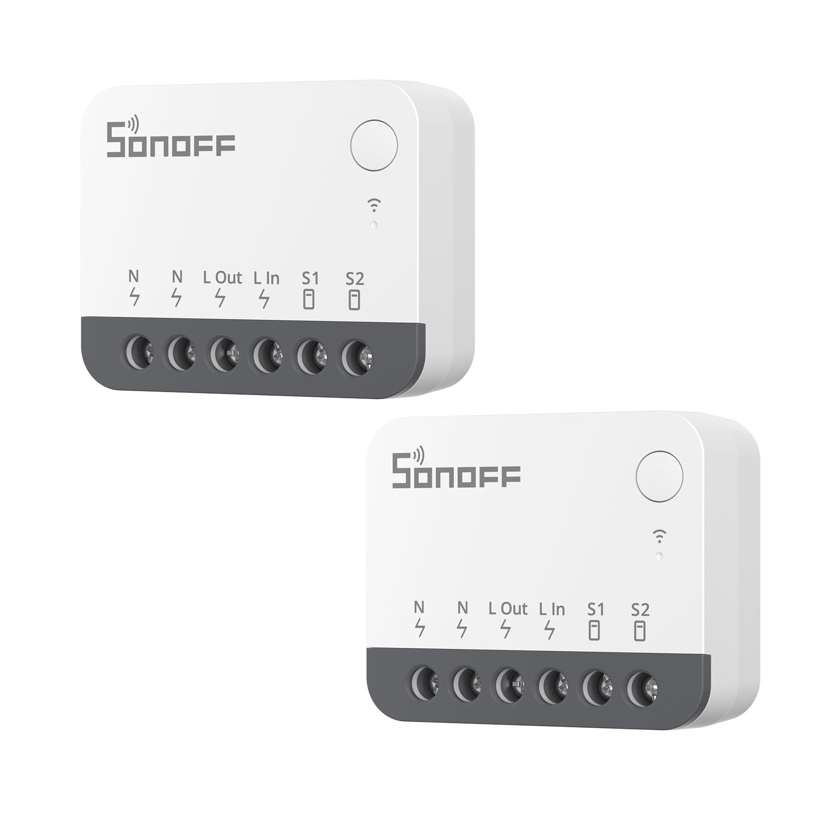 SONOFF ZBMINIR2 Zigbee interrupteur Intelligent,Amplificateur de signal Zigbee,Fonctionne Avec Alexa & Google Home,NéCessite Une Passerelle Zigbee,
