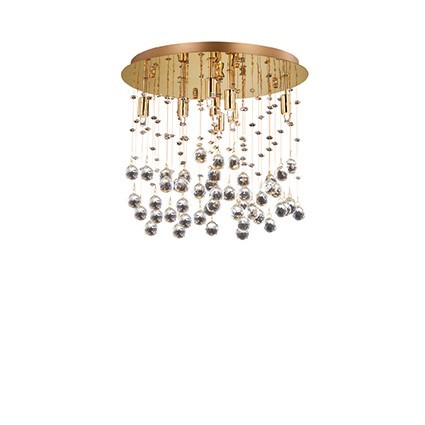 Ideal Lux Gelb - Moonlight - 8 Light Medium Deckenanhänger Gold, G9