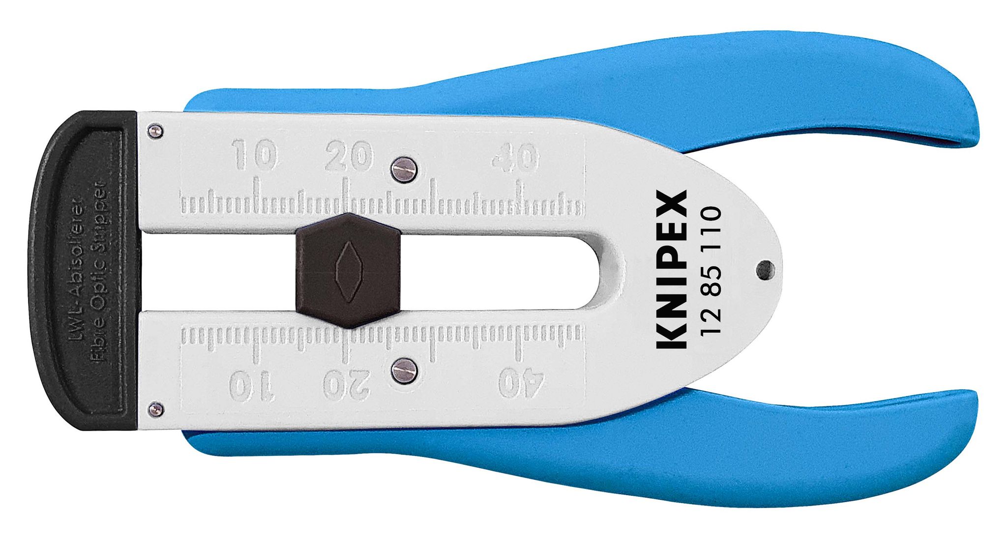 Knipex - 12 85 110 sb Outil de dénudage pour câble à fibres optiques 190 mm