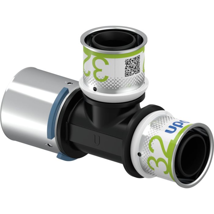 Uponor Grau S-Press Plus Press-T-Stück 1039965 40 X 32 X 32 Mm, Reduziert, Ppsu