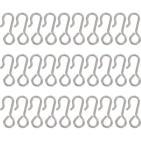 Crochets de fixation pour housses et coussins de siège auto, fer, lot de 100