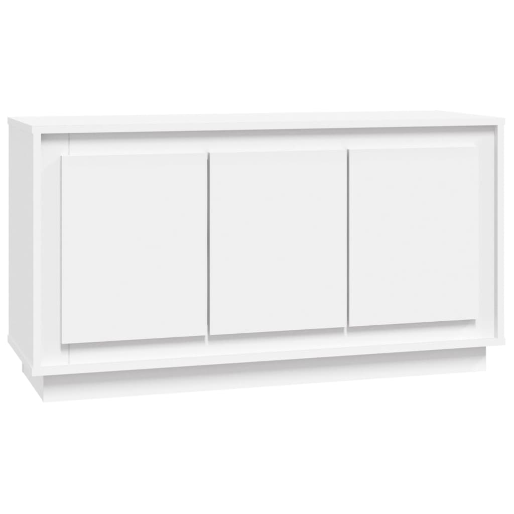 Sideboard Weiß 102x35x55 Cm Spanplatte Kommode - Bild 4