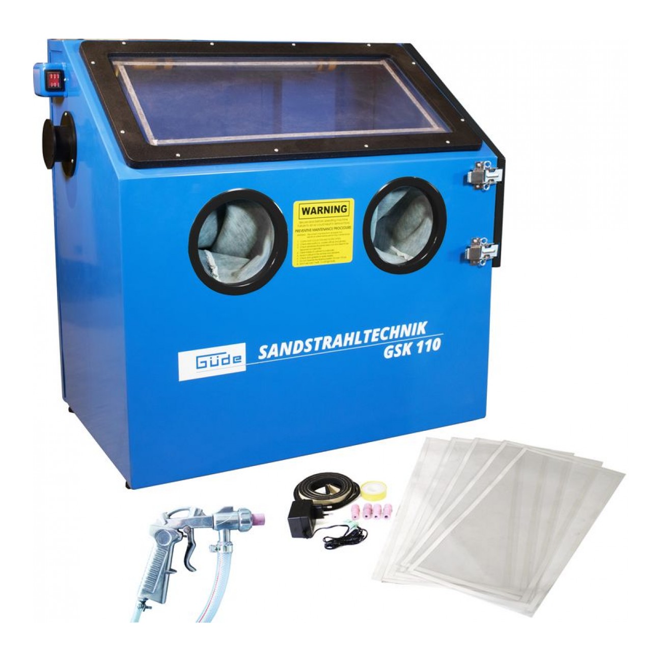 Güde Sandstrahlkabine Sand-Strahl-Kabine Gsk 110 Ltr Sandstrahlgerät 4015671864154