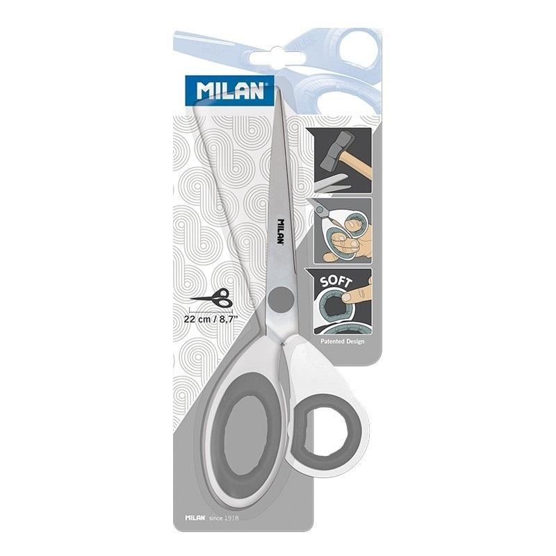 Milan Büroschere 22Cm Weiß