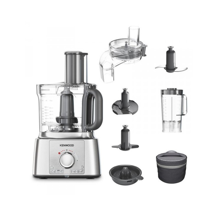 Kenwood Versilbert Multipro Express Küchenmaschine 1000 W 3 L Silber - Bild 3