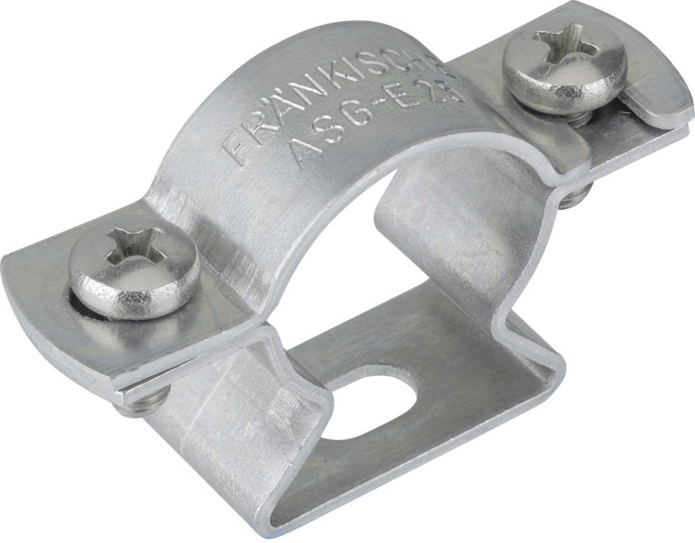 Fränkische Rohrwerke Silber Leitungsführung Zubehör, Aluminium-Abstandschelle - Bild 5