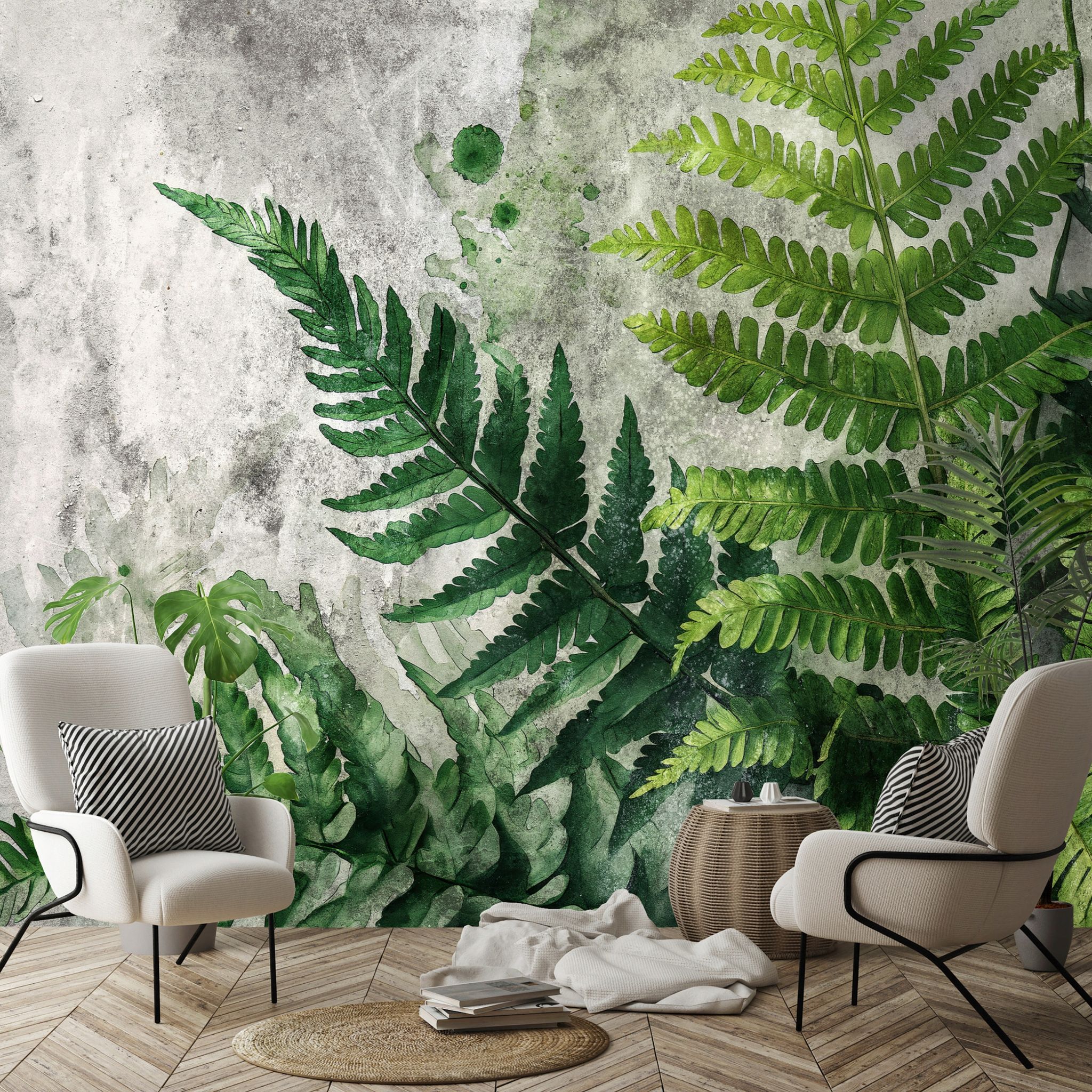Wallarena Vlies Fototapete Blätter 150x105 Cm, Tapeten, Für Wohn Und Schlafzimmer, Vliestapete Wandtapete Tapete 3d Effekt- Inkl. Kleister - Tropisch