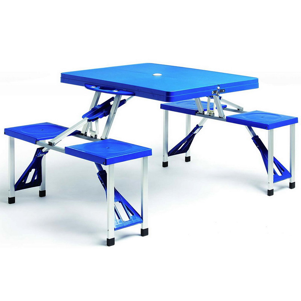 Deuba - Ensemble Table Et Chaises Jardin Pliant Camping Pique Nique