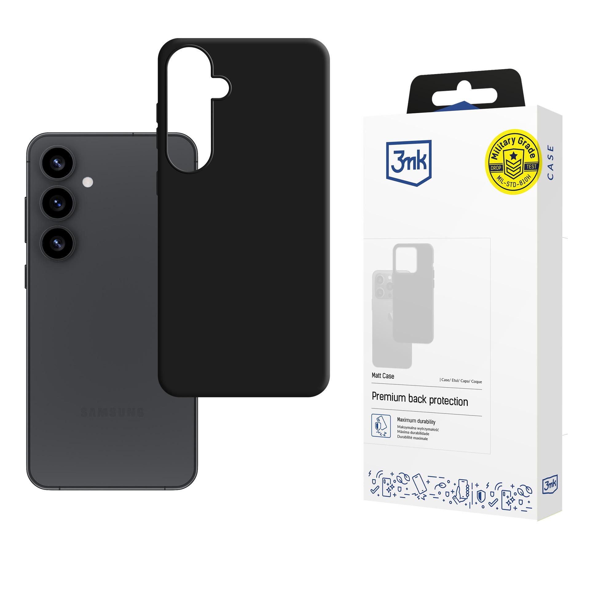 Oem Schwarz Samsung Galaxy S25+ - 3Mk Matthülle
