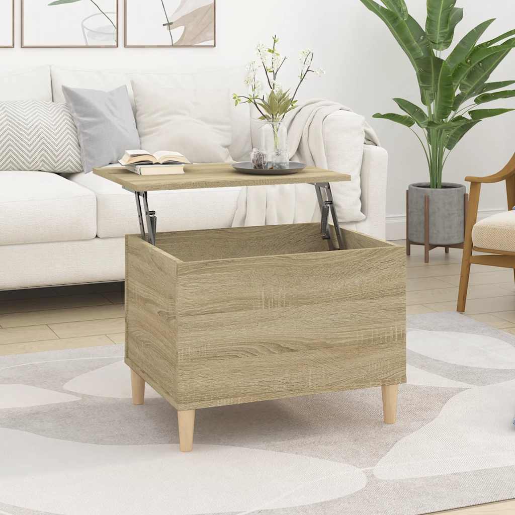Table Basse Table D'Appoint Pour Salon Chambre - Chêne Sonoma