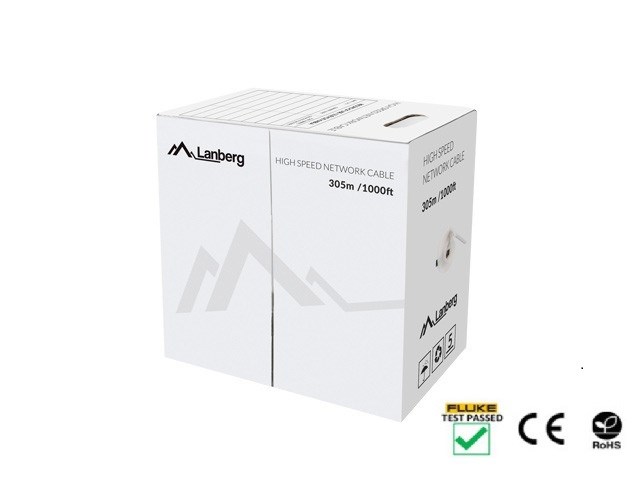 Lanberg LCU5-12CU-0305-Y-Netzwerkkabel (UTP, 305 m, Kat.5e, gelbe Farbe) (U/UTP, CAT5e, 305 m), Netzwerkkabel - Bild 6