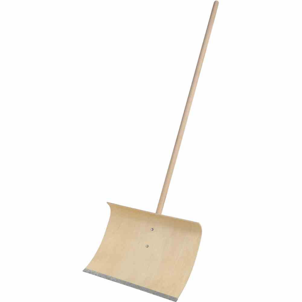 Ergoline - Sperrholz-schneeschieber 55 Cm Mit Kante Und Schraubstiel