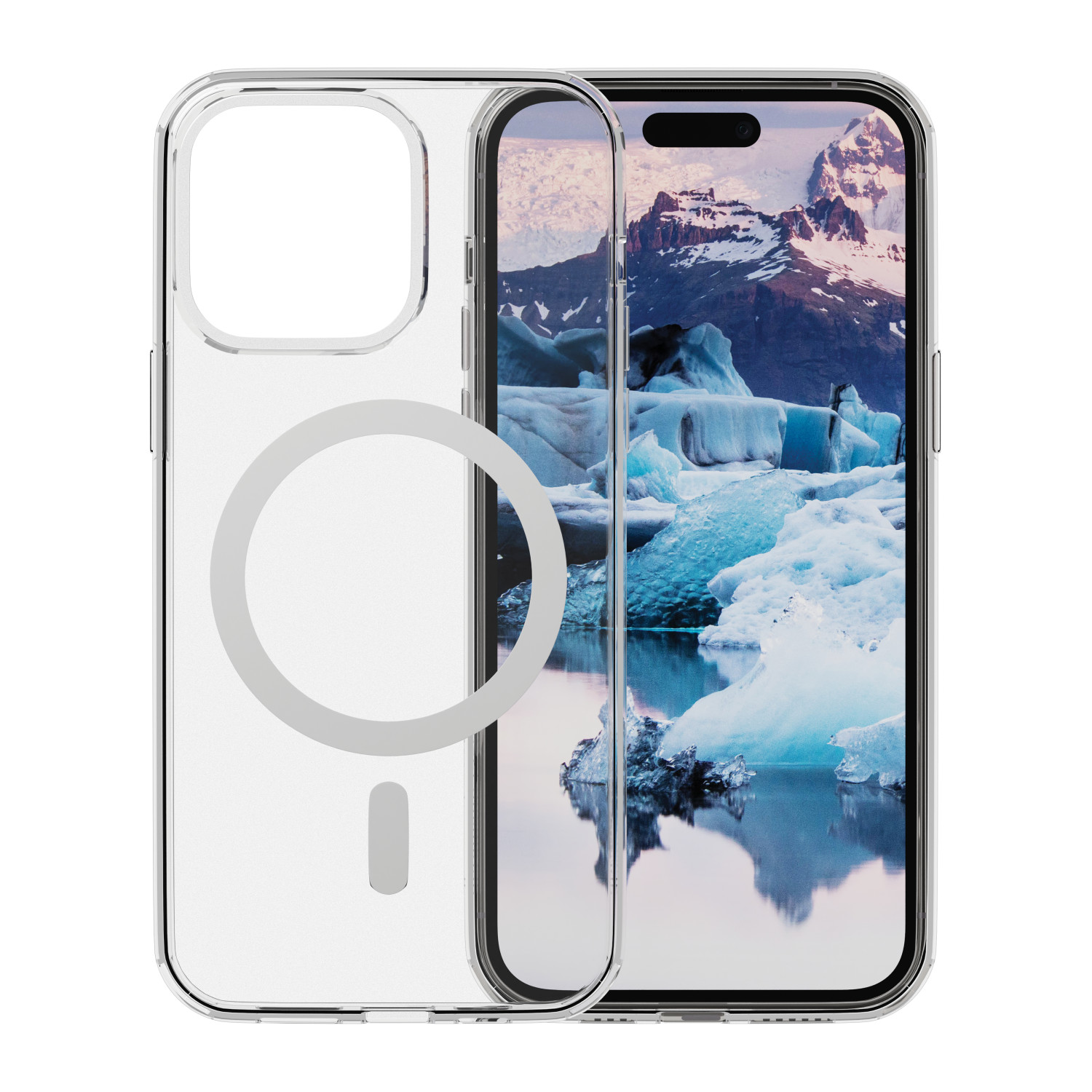 dbramante1928 Iceland Pro Magsafe Clear (Apple iPhone 15 Pro Max), Smartphone Hülle, Weiss, Transparent - Bild 4