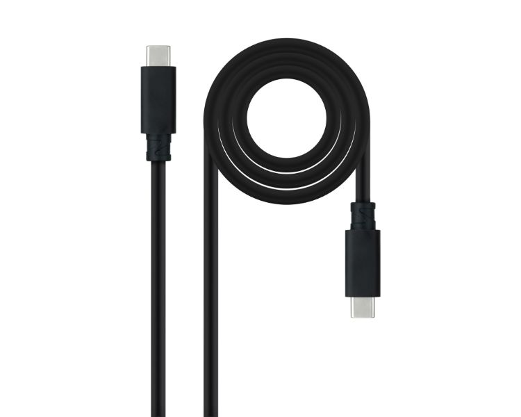 Schwarz Nanocable 10.01.4101-L150 - Kabel Usb 3.1 Gen2 10Gbps 5A, 4K/60Hz, Usb-C/M-Usb-C/M, 1,5 M - Bild 3