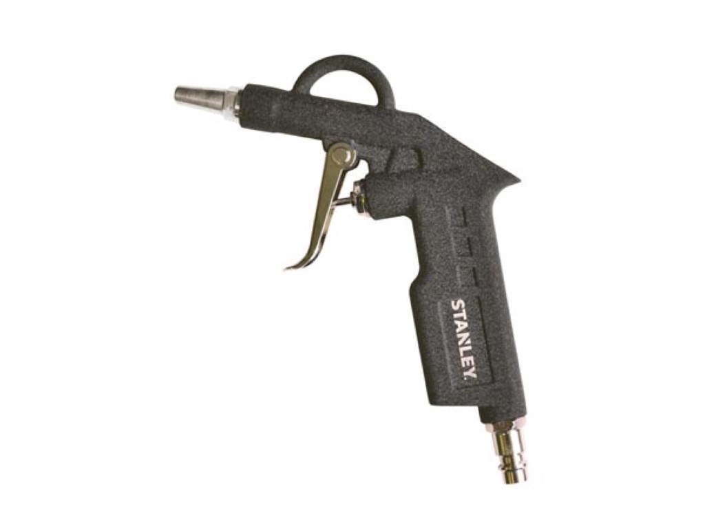 Stanley Schwarz Druckluftpistole 150036XStn Stahl 6 Bar 100 Mm