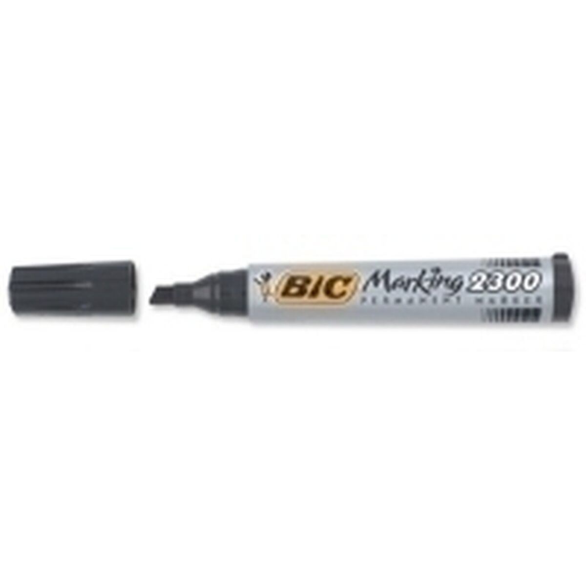 BIC Marking 2300 permanent marker Chisel tip Black 12 pc(s)