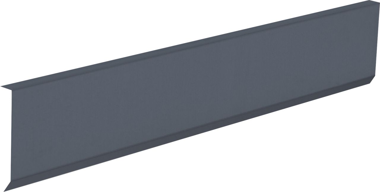 SAREI Kappleiste, BxL: 55 x 2000 mm, Aluminium, anthrazit - schwarz - Image 3