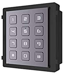 Hikvision Schwarz Digital Technologie Ds-Kd-Kp Sprechanlagenzubehör Tastatur - Sprechanlagenzubehör (Tastatur, Grau, Ik07, -40 - 60 °C, 98,5 Mm)