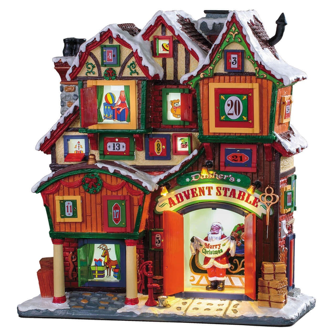 Lemax 95569 - Dasher''s Advent Stable - Image 2