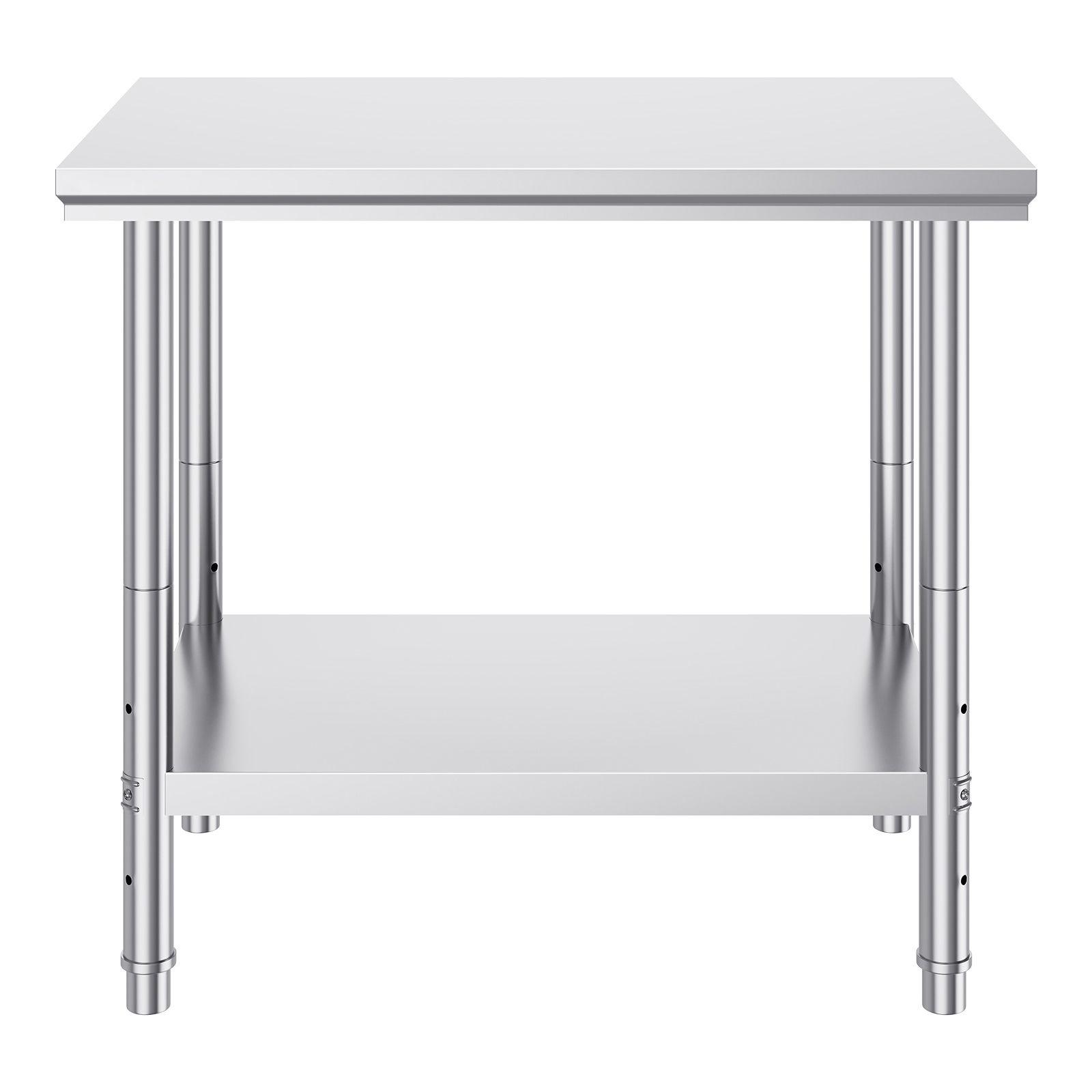 Table de préparation inox YUDO 900 x 600 x 800 mm, 3 hauteurs réglables, charge 700 lbs