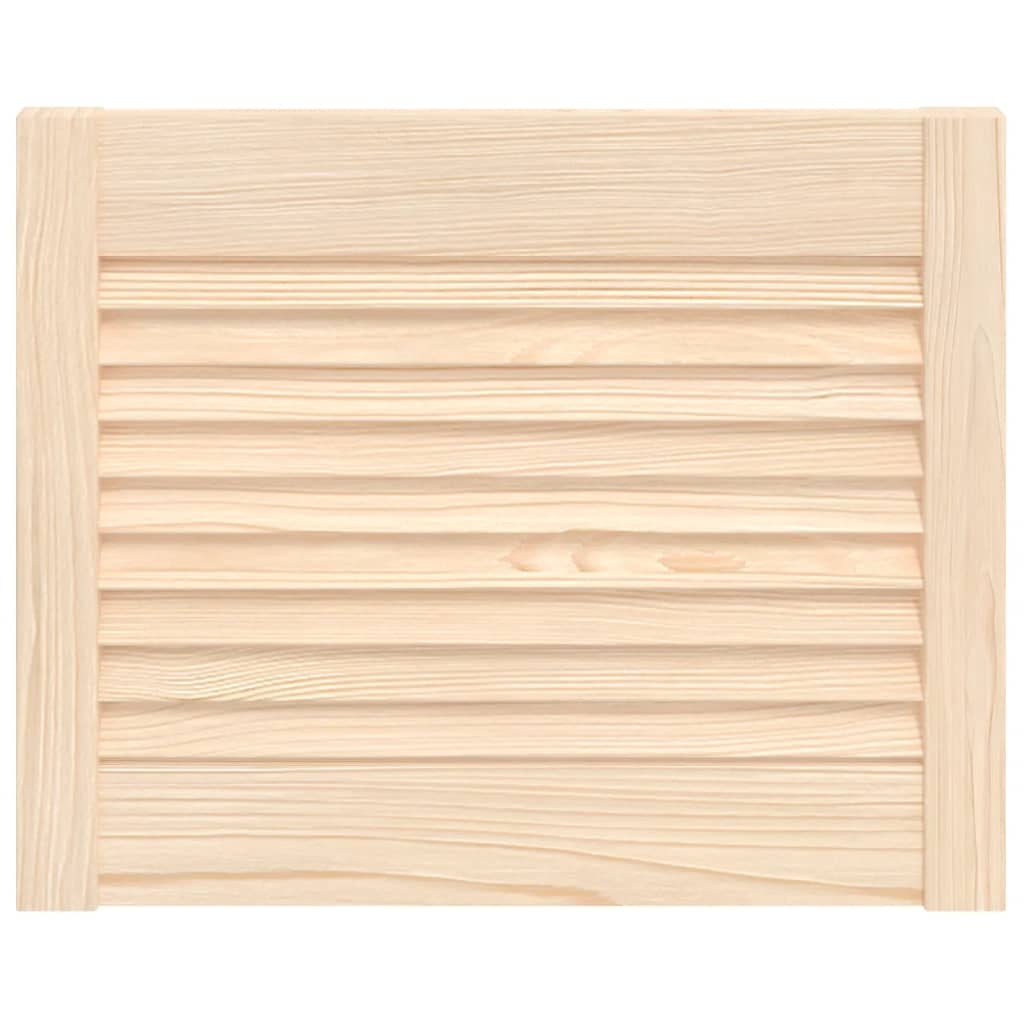 Cabinet Door Louvred Design 39.5x49.4 Cm Solid Wood Pine Vidaxl